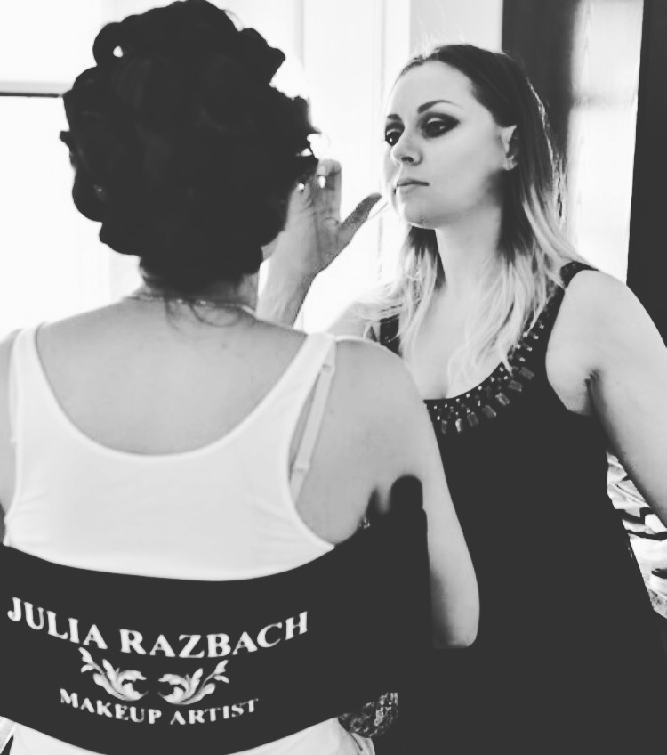 Bridal wedding hair makeup artist by Julia Razbach Montreal